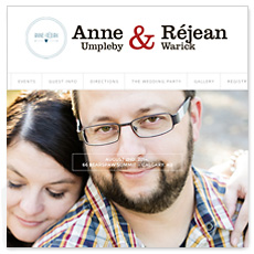 Anne Loves Rej landing page